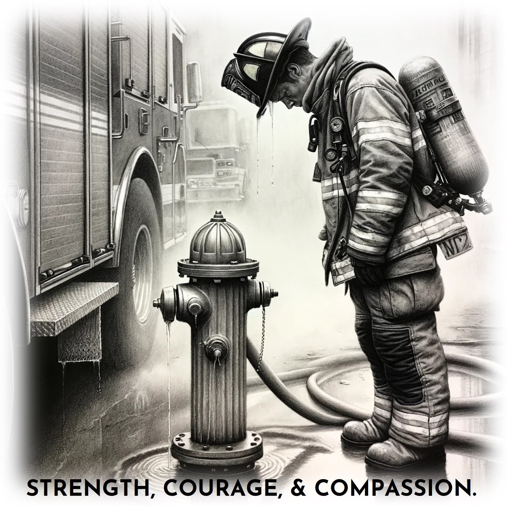 “Resolute Firefighter” – ASScoozie Exclusive Design on Frostbuddy Can Cooler | A Sweet Sip
