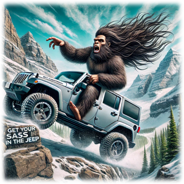 "BIGFOOT Jeeper" designed by ASScoozie