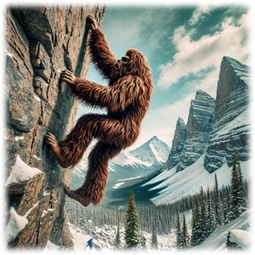 "BIGFOOT Rock Climber" designed by ASScoozie