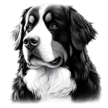 "Majestic Mountain Bernese" designed by ASScoozie