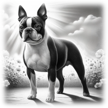 “Boston Terrier – Blooming Love” – ASScoozie Design on FrostBuddy Universal Buddy | A Sweet Sip
