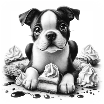 “Boston Terrier – Sweet Tooth” – ASScoozie Design on FrostBuddy Universal Buddy | A Sweet Sip