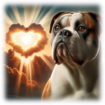 "Brave Heart Bulldog" designed by ASScoozie