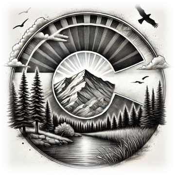 “Colorful Colorado” – ASScoozie Exclusive Design on a Frostbuddy Universal Buddy Stainless Steel Can Cooler | Colorado Adventure Drinkware by A Sweet Sip!