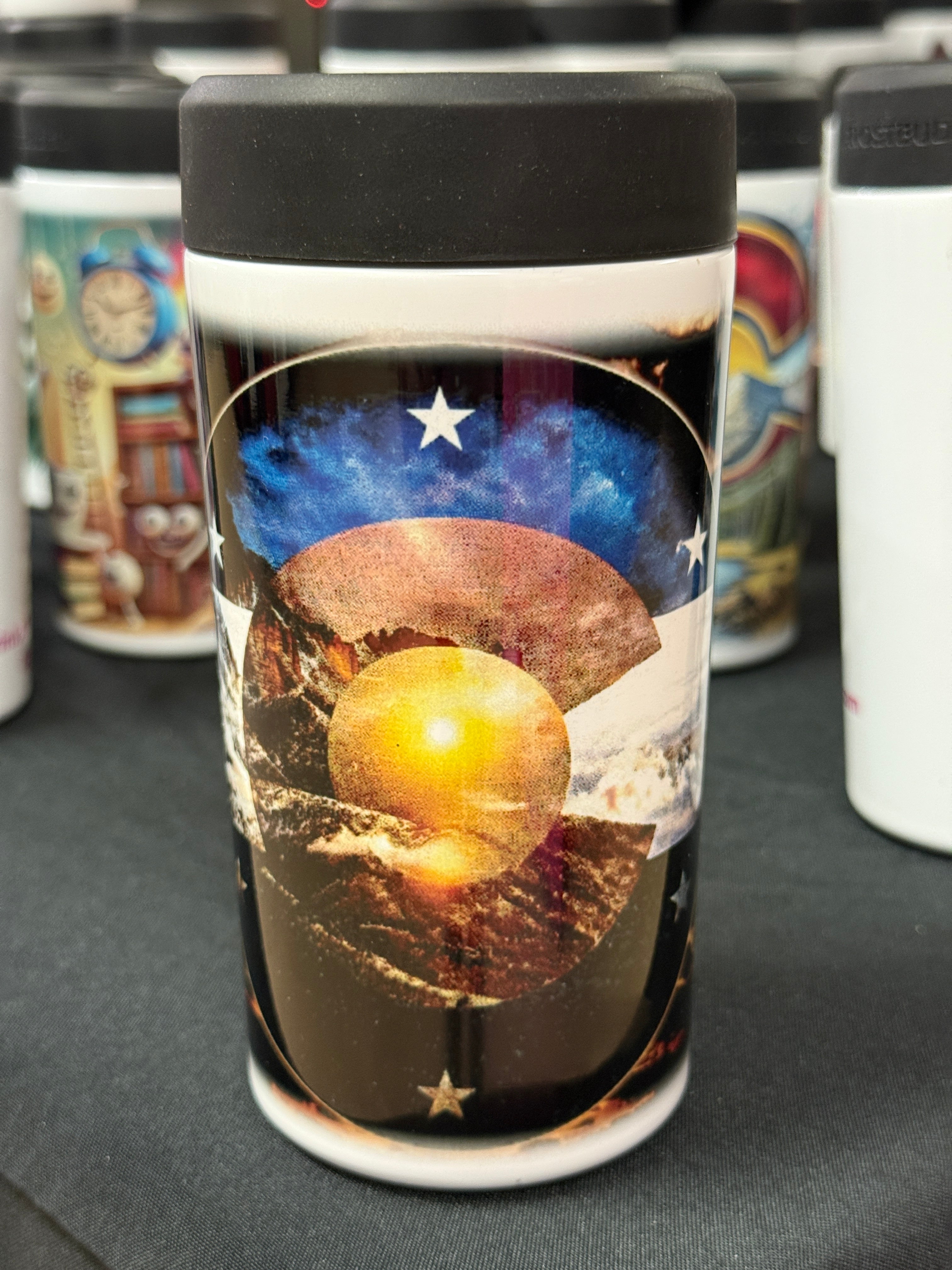 “Colorful Colorado” – ASScoozie Exclusive Design on a Frostbuddy Universal Buddy Stainless Steel Can Cooler | Colorado Adventure Drinkware by A Sweet Sip!
