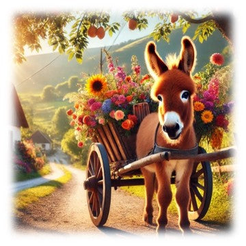 "Donkey Treasures" designed by ASScoozie