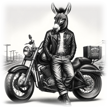 “Donkey Battitude – Open Road” – ASScoozie Design on FrostBuddy Universal Buddy | A Sweet Sip