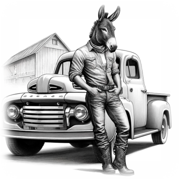 “Donkey Battitude – Backroad Cruiser” – ASScoozie Design on FrostBuddy Universal Buddy | A Sweet Sip