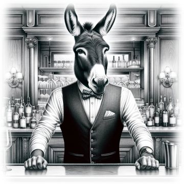 “Donkey Battitude – Closing Time” – ASScoozie Design on FrostBuddy Universal Buddy | A Sweet Sip