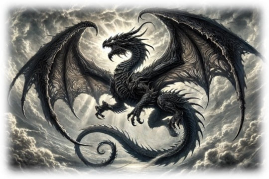 “Dragon Gothicarum” – ASScoozie Exclusive Design on a Frostbuddy Universal Buddy Stainless Steel Can Cooler | Mythic Dragon Drinkware by A Sweet Sip!