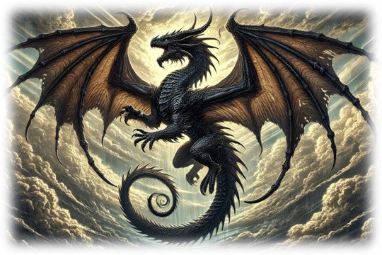“Dragon Gothicarum” – ASScoozie Exclusive Design on a Frostbuddy Universal Buddy Stainless Steel Can Cooler | Mythic Dragon Drinkware by A Sweet Sip!