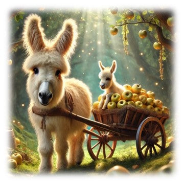 "Donkey Treasures" designed by ASScoozie