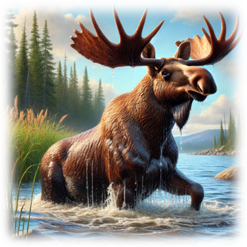 "Mighty Moose" designed by ASScoozie