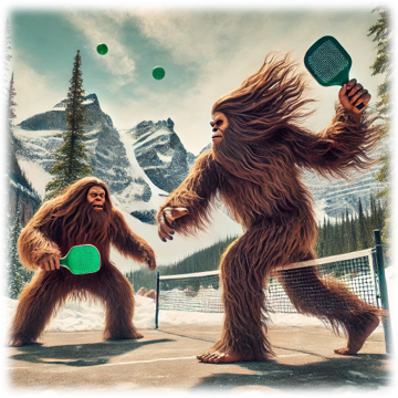 "BIGFOOT Pickleball Masters" designed by ASScoozie