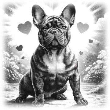 "Playful Pup Frenchie" designed by ASScoozie