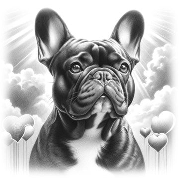 "Playful Pup Frenchie" designed by ASScoozie