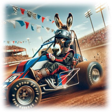 "Donkey Racer" designed by ASScoozie