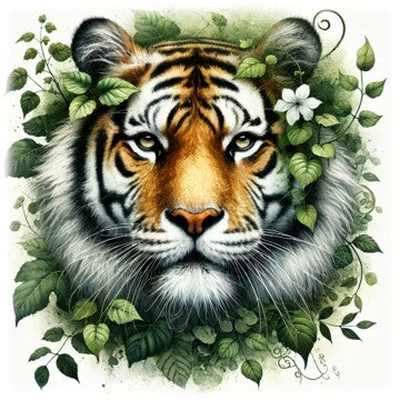“Tiger – Jungle Bloom” – ASScoozie Design on FrostBuddy Universal Buddy | A Sweet Sip