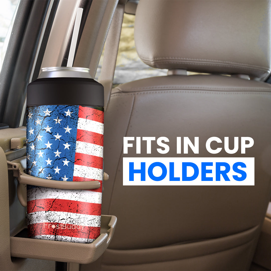 FrostBuddy Universal Buddy – Stainless Steel Insulated Can Cooler & Tumbler | Official FrostBuddy Product Sold by A Sweet Sip!