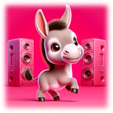 "Hip Hop Donkeys" designed by ASScoozie