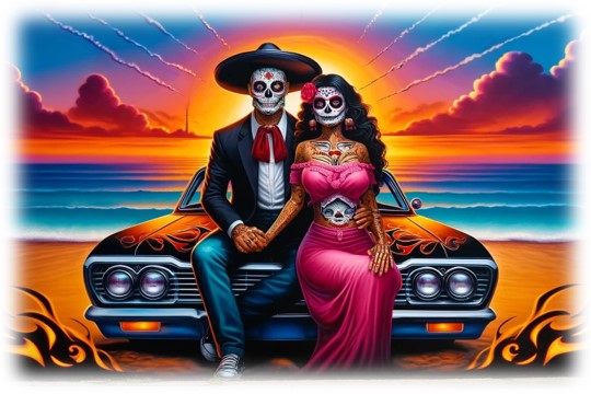 Skeletons, Street Rods, & Sunsets