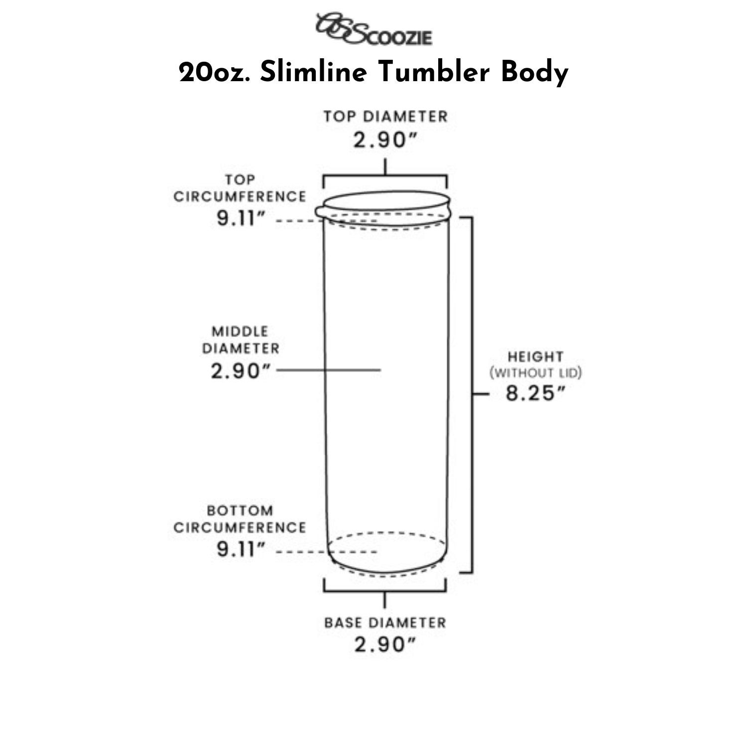 20oz. Slimline Tumbler