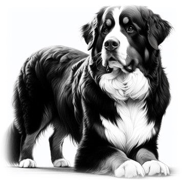 "Majestic Mountain Bernese" designed by ASScoozie