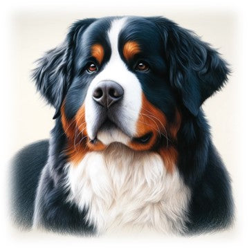 "Majestic Mountain Bernese" designed by ASScoozie