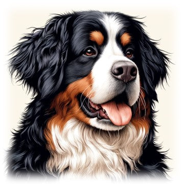 "Majestic Mountain Bernese" designed by ASScoozie