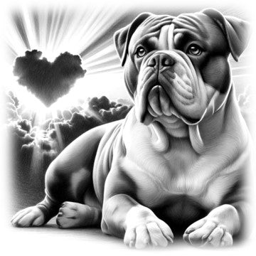 "Brave Heart Bulldog" designed by ASScoozie