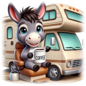 "Donkey RV Life" designed by ASScoozie