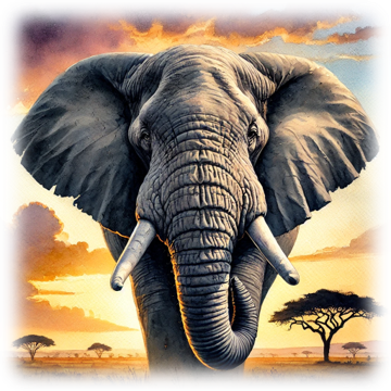 "Elephant Emperor" designed by ASScoozie