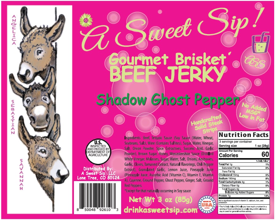 A Sweet Sip! Jerky