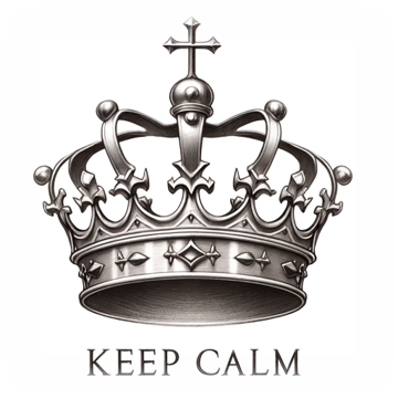 "Keep Calm" designed by ASScoozie