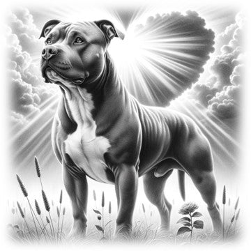 "Loyal Protector Pitbull" designed by ASScoozie