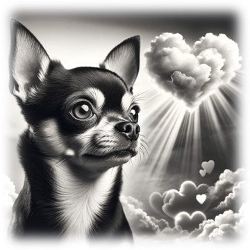 "Mighty Heart Chihuahua" designed by ASScoozie