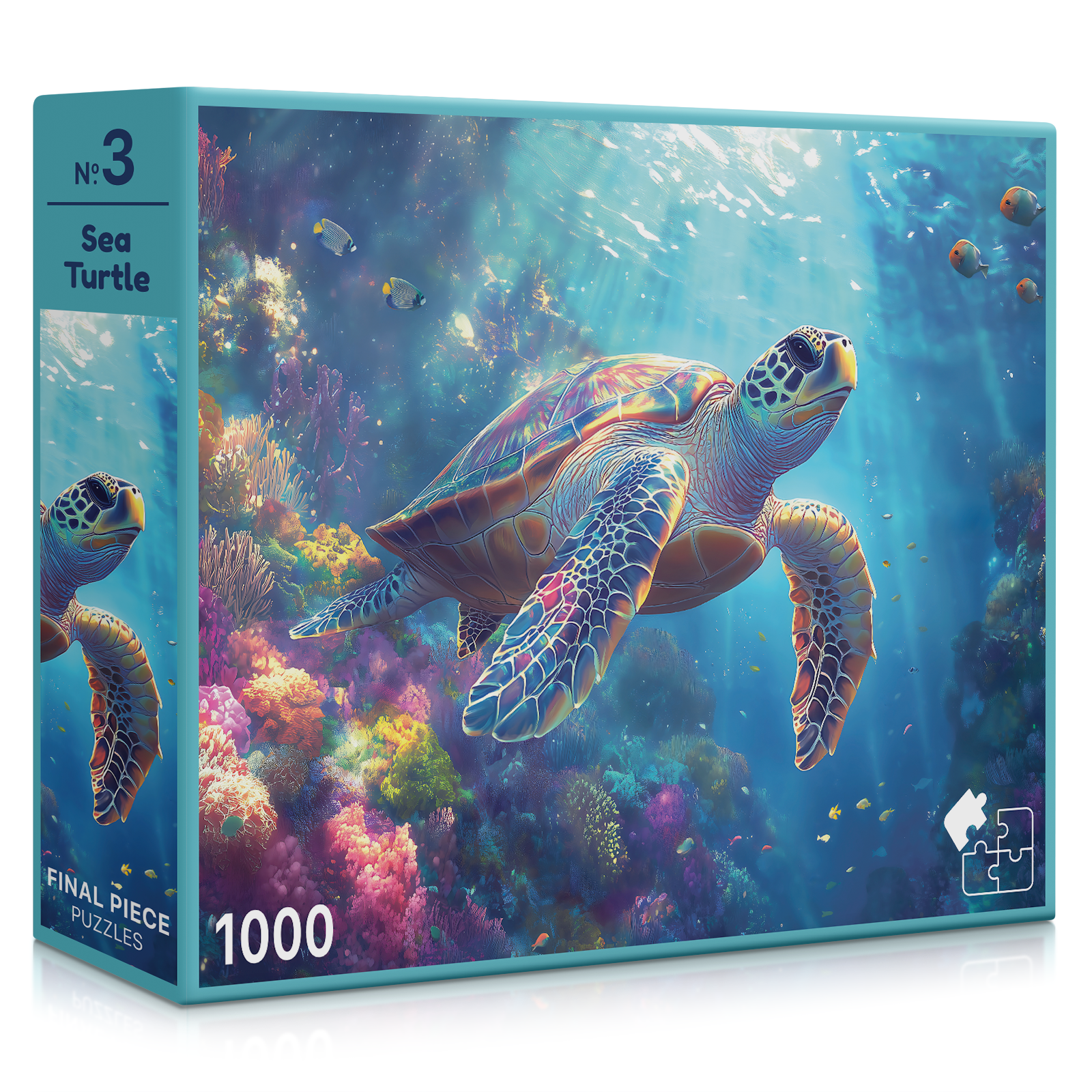 No. 3 - Sea Turtle | 1000-Piece Jigsaw Puzzle | A Sweet Sip!