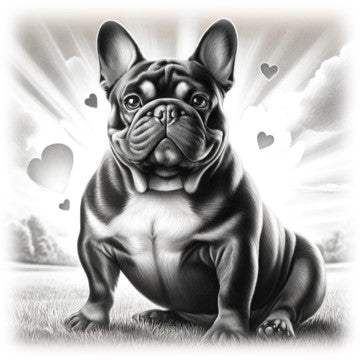 "Playful Pup Frenchie" designed by ASScoozie