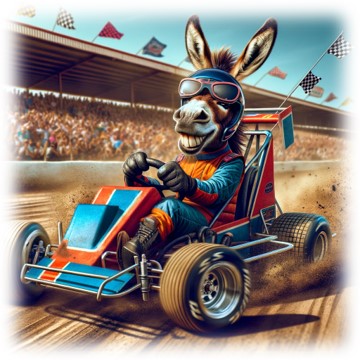 "Donkey Racer" designed by ASScoozie