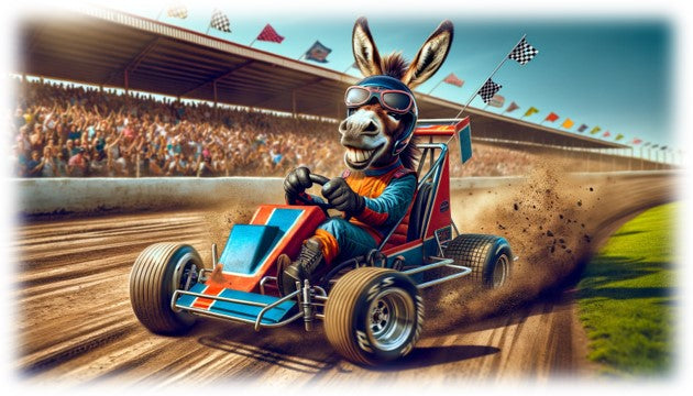 "Donkey Racer" designed by ASScoozie