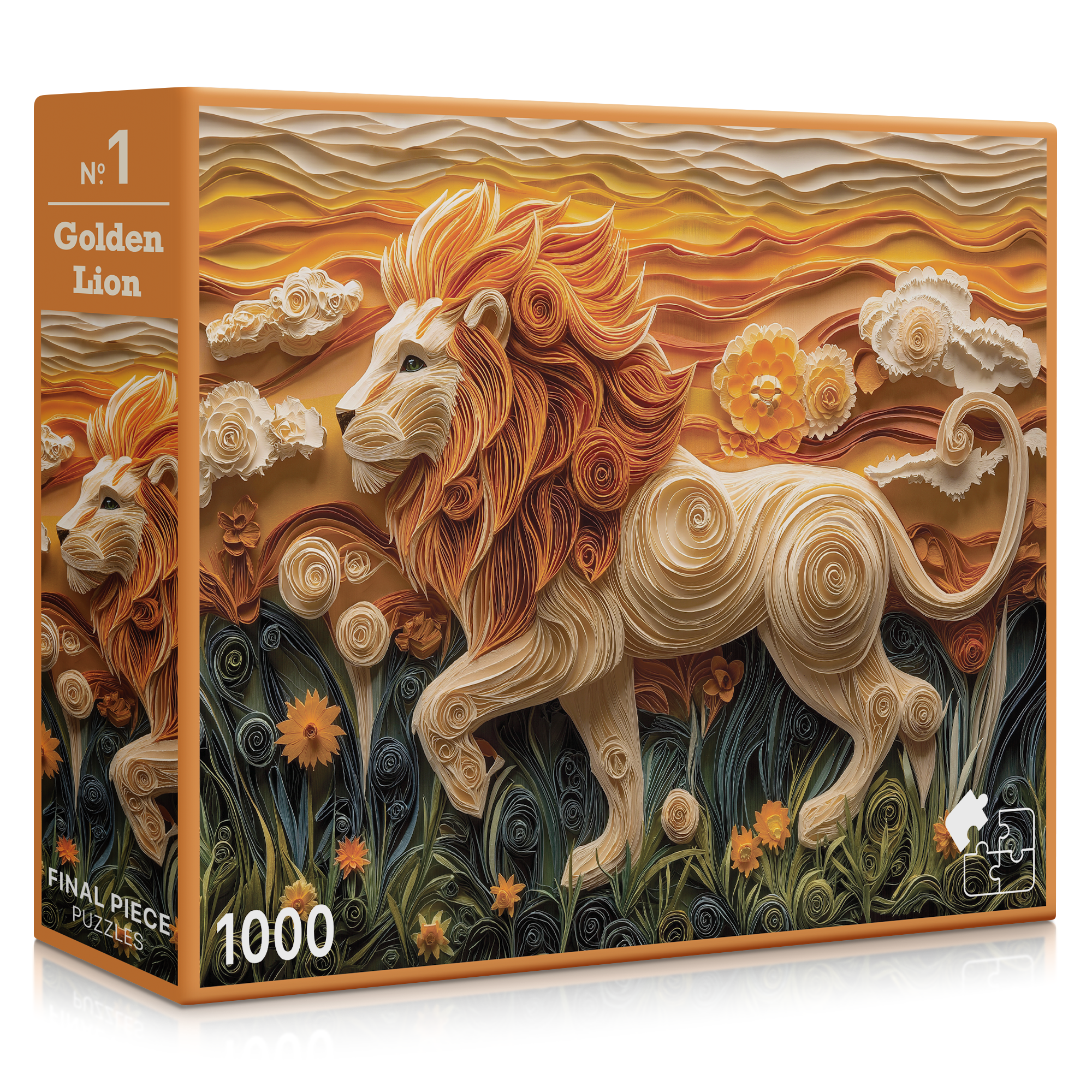 No. 1 - Golden Lion | 1000-Piece Jigsaw Puzzle | A Sweet Sip!