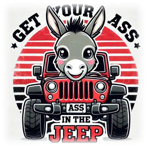 "Donkey Jeepin'" designed by ASScoozie